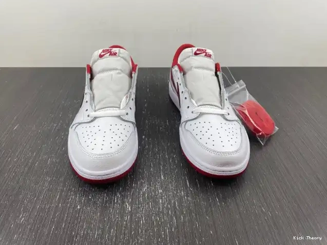 Kicked Out Shoe Store White 1 Retro 705329-101 Varsity Low Jordan Red 0616